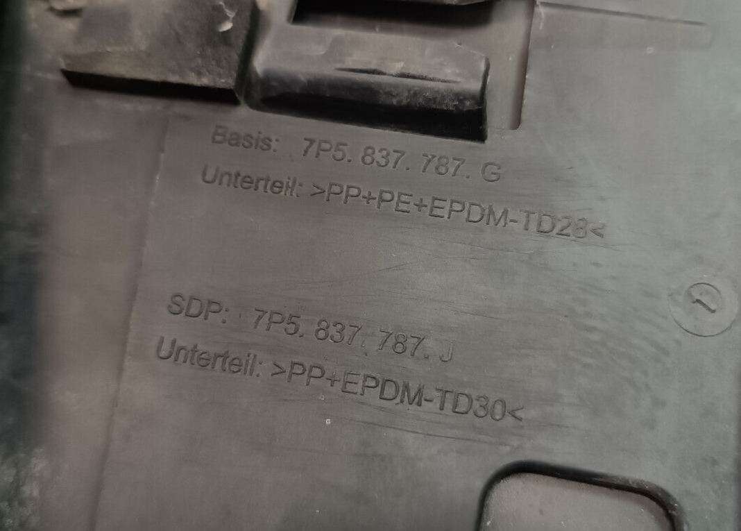 Porsche Cayenne S 92A Tür Türen Seite Linke 7P5837787G 7P5837787J ORIGINAL gebraucht - Abdeckung