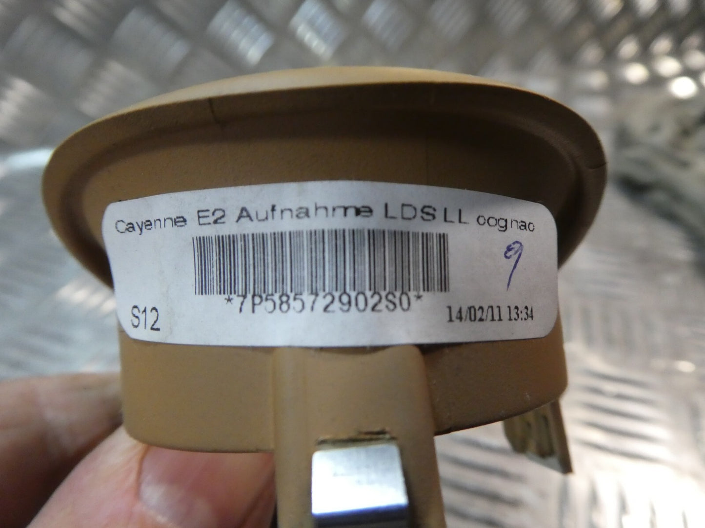 Porsche Cayenne 958 92A Lichtschalter Verkleidung Blende 7P5857290 ORIGINAL gebraucht - Aufnhame