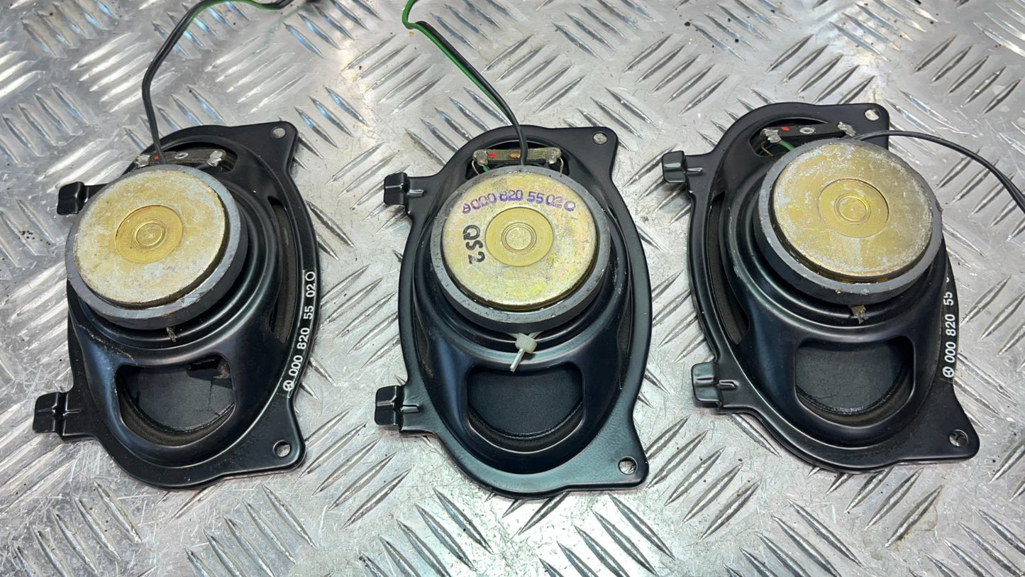 Mercedes-Benz C126 W126 Lautsprecher vorne 3 stück gerissene Membran ORIGINAL gebraucht - 0008205502