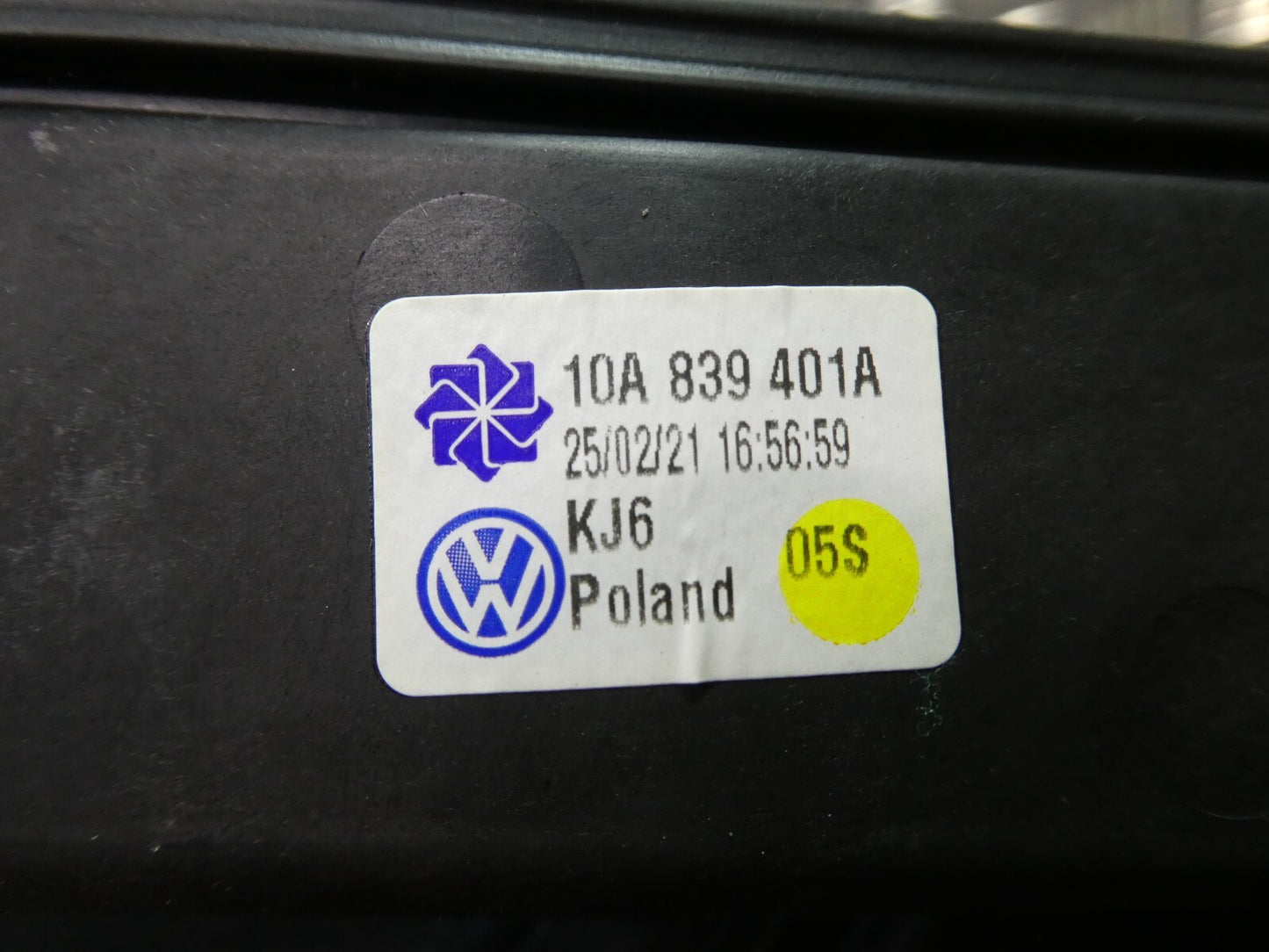 VW ID.3 ID3 Fensterheber hinten links 10A839401A Bj2021 ORIGINAL gebraucht - Volkswagen