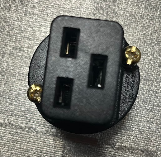 Silver-Clad OFC Copper 20A/250V Gerätestecker plug IEC C19 High-End ORIGINAL gebraucht - Wireworld