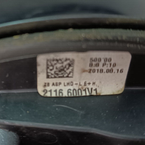 OPEL ASTRA K 1.0 TURBO 12V Original Spiegel Links GM Außenspiegel gebraucht - 39111538