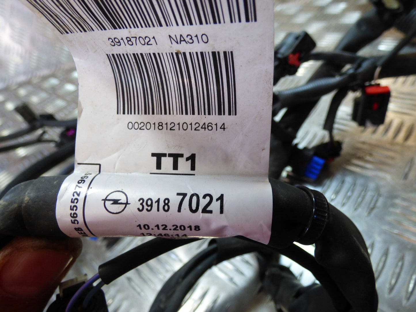 OPEL ASTRA K 1.4 TURBO Motor Kabelbaum kabel GM ORIGINAL gebraucht - TT1 ORIGINAL gebraucht - 39187021