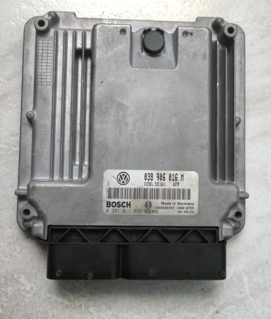 VW Transporter T5 MULTIVAN 2003-2016 Motorsteuergerät ECU 0281011856 ORIGINAL gebraucht - 038906016M