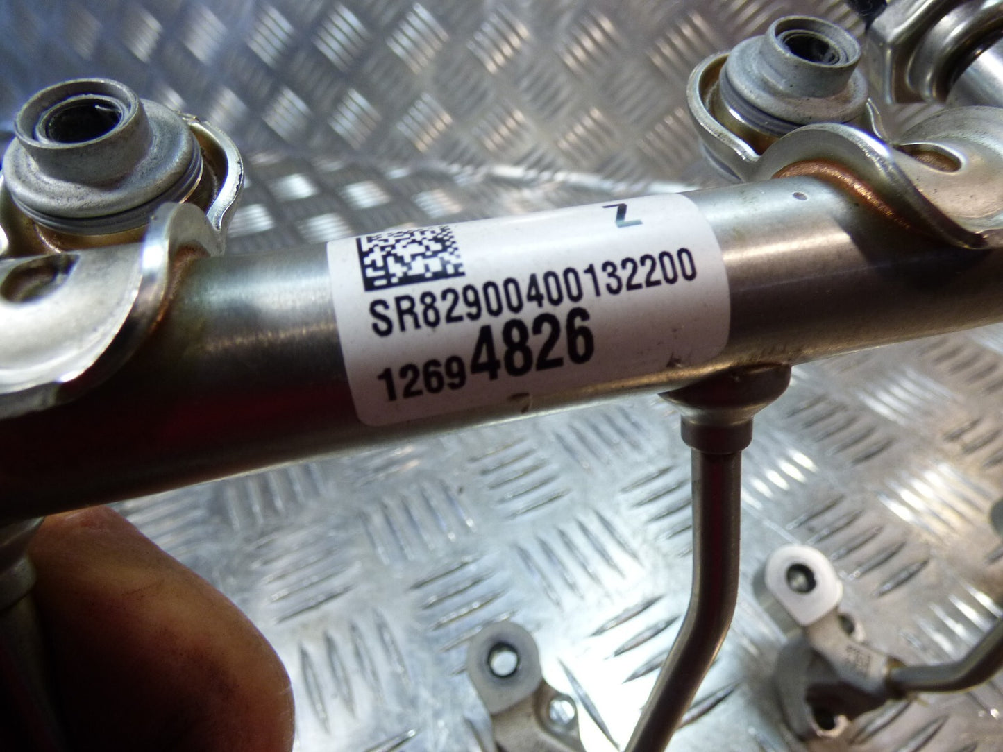 OPEL ASTRA K 1.4 Turbo Einspritzleitung Einspritzleiste ORIGINAL gebraucht - GM12694826