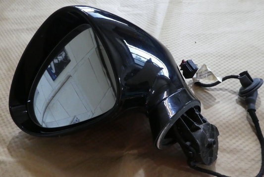 Porsche Panamer 970 Spiegel Aussenspiegel Links SCHWARZ 7 PIN ORIGINAL gebraucht - 97061266600