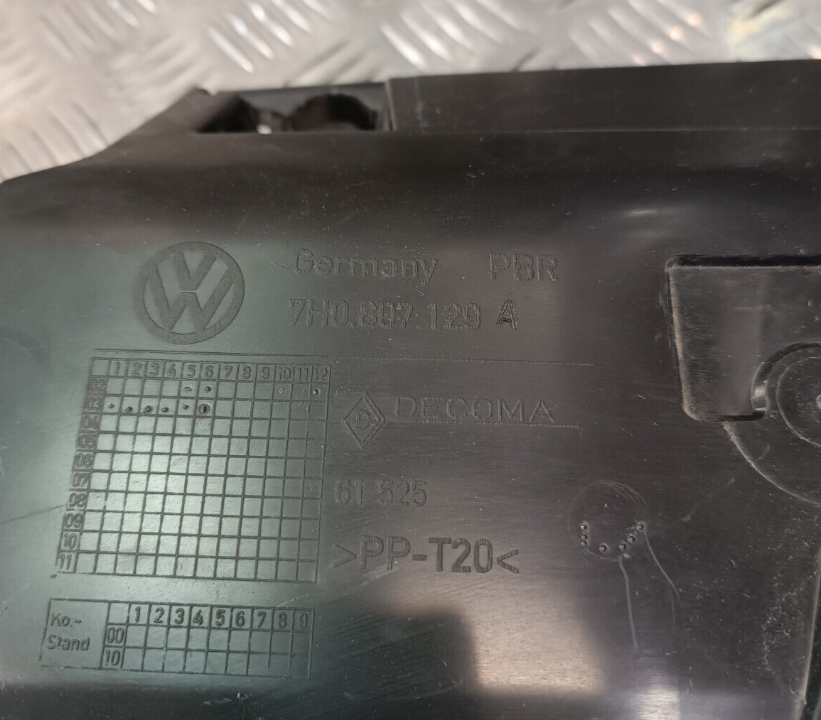 VW T5 1.9 TDI Blende Stoßstangenecke Halter Links 7H0807129A ORIGINAL gebraucht - Transporter