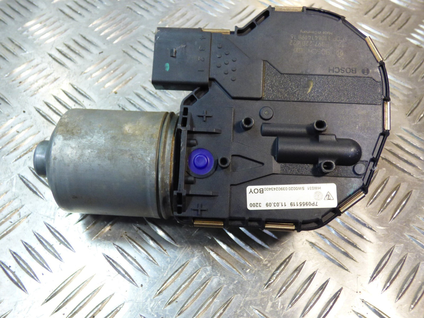 Porsche Cayenne 92A Wischermotor vorne 7P0955119 BOSCH * ORIGINAL gebraucht - 1397220622