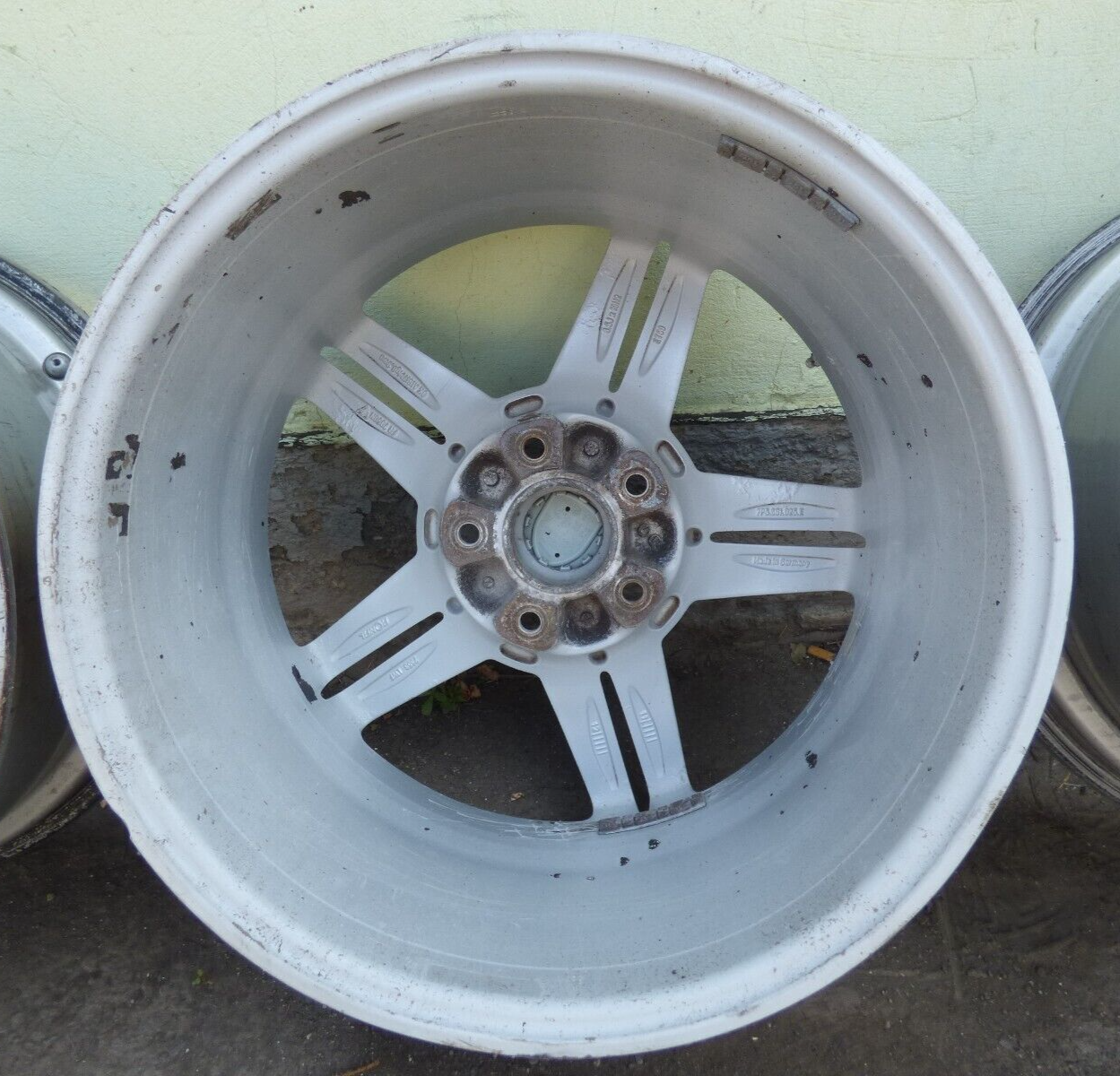 Porsche Cayenne II 92A 2012 Alufelgen Satz Felgen 19" Zoll 7P5601025E gebraucht - Original