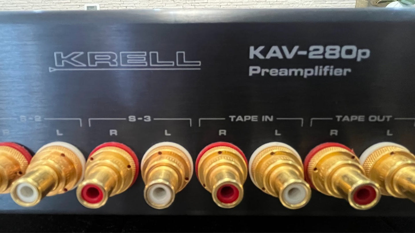 Krell Kav 280p Vorverstärker mit ORIGINAL gebraucht - Fernbedienung