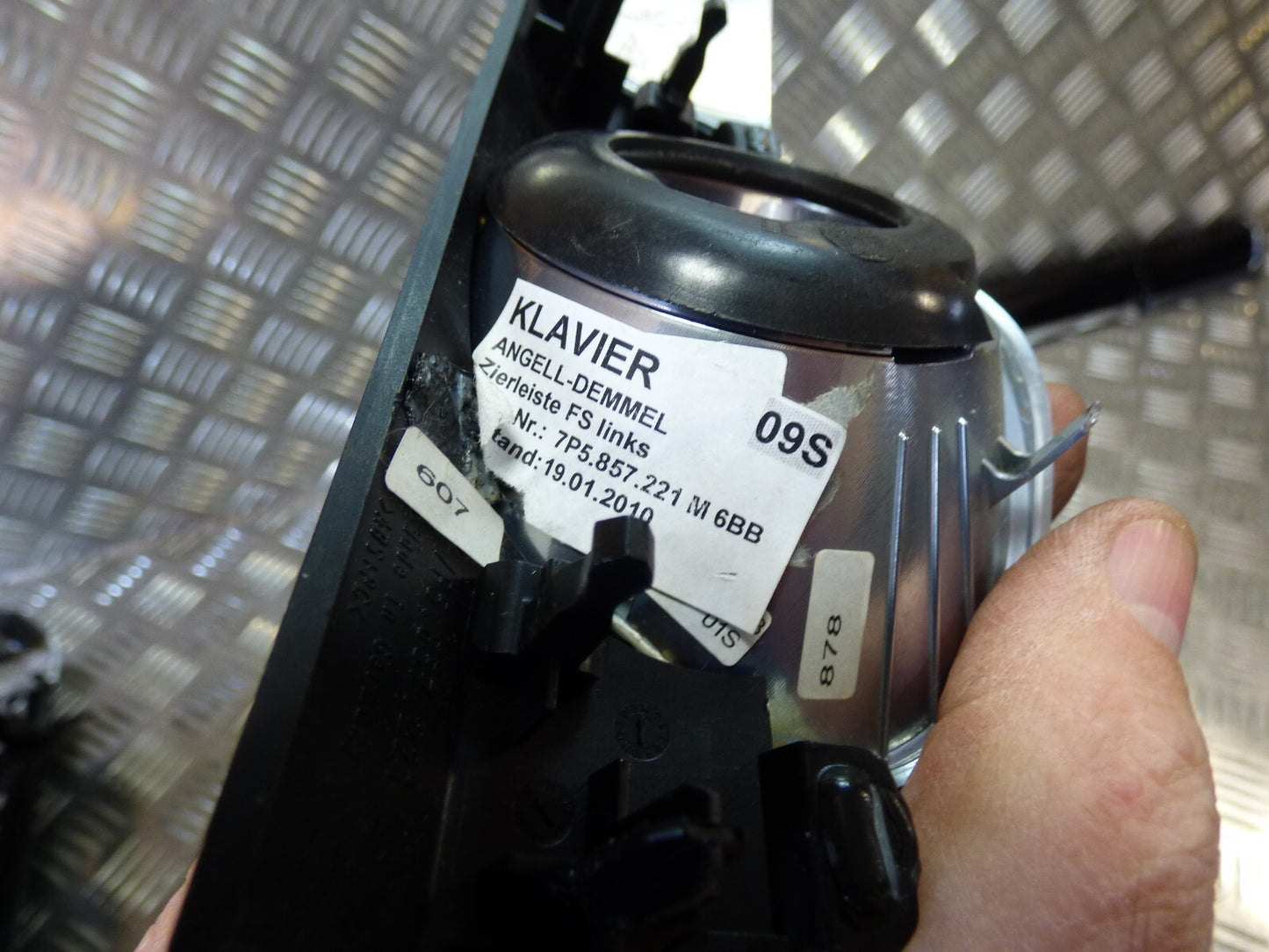 Porsche Cayenne 92A Zierleiste Dekorleiste Klavier Set Kit Satz ORIGINAL gebraucht - Innenzierleisten