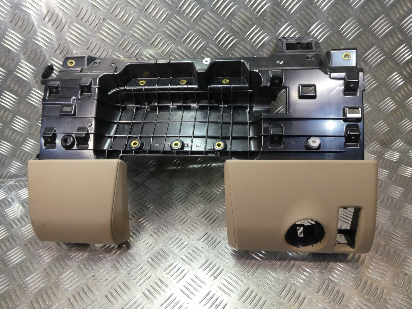 Porsche Cayenne 92A Armaturenbrett Lenksäule 7P5858903H Leder ORIGINAL gebraucht - Verkleidung