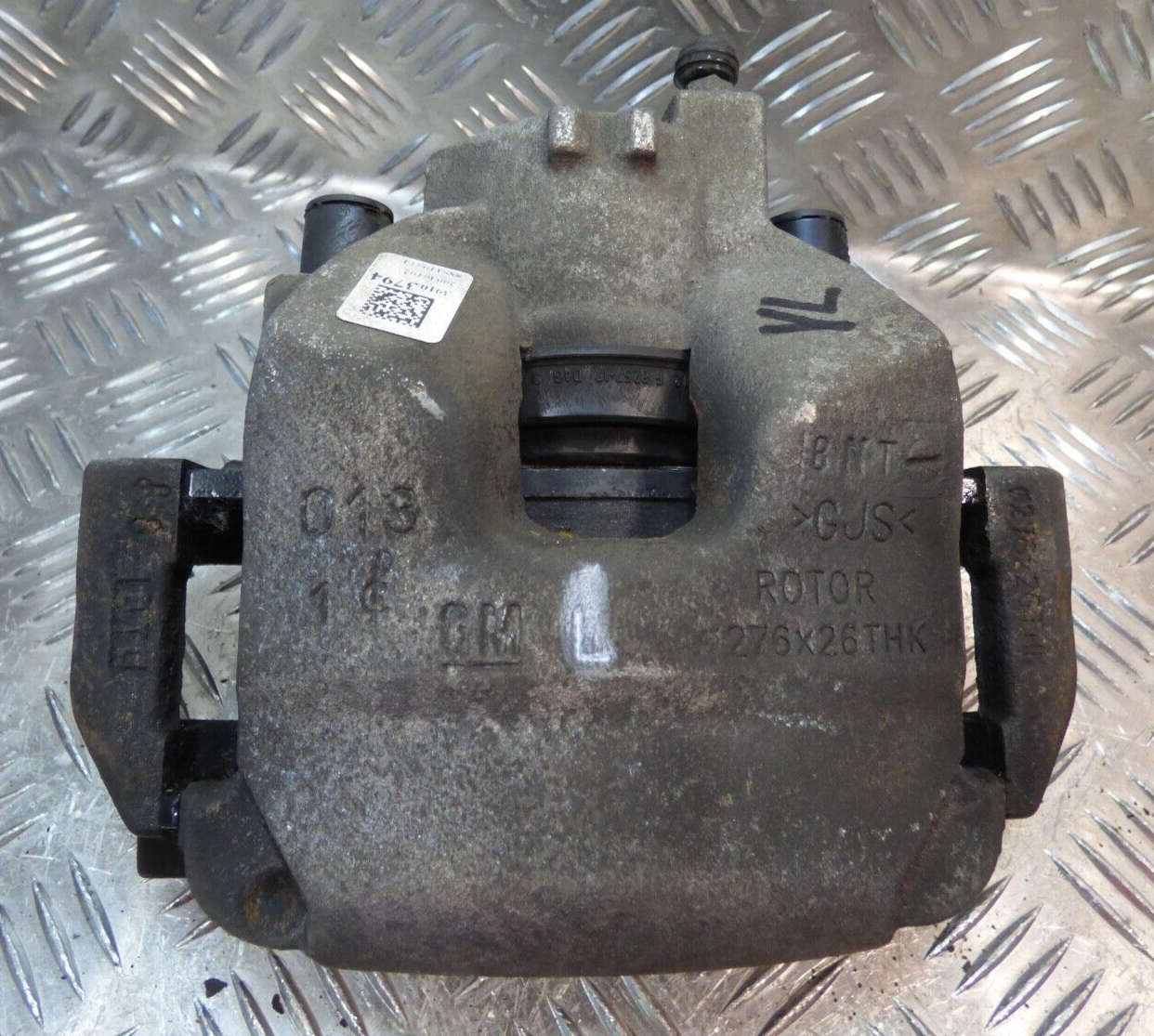 OPEL ASTRA K 1.4 TURBO Vorne Links Bremssattel GM mit Bremsbeläge ORIGINAL gebraucht - 39103794