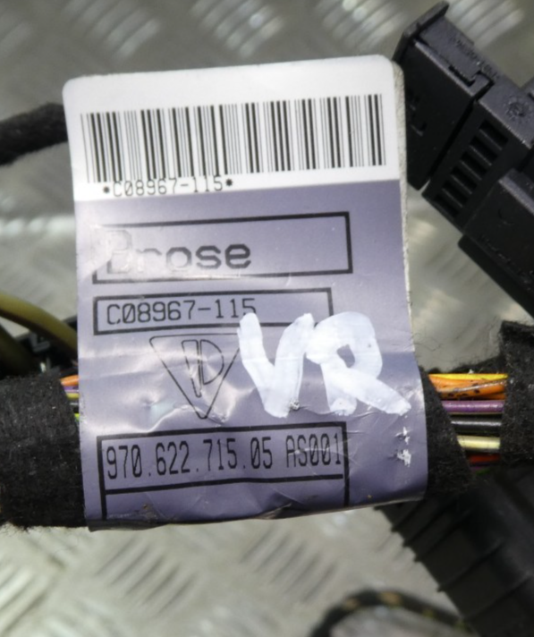 Porsche Panamera 970 2014 Vorne rechts Tür Kabelbaum Leitungssatz ORIGINAL gebraucht - 97062271505