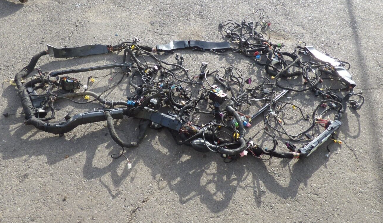 Porsche Cayenne II 92A S 3.0 Hybrid 2012 Main wiring harness ORIGINAL gebraucht - Hauptkabelbaum