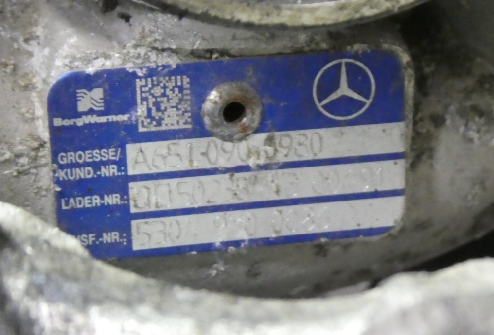 Mercedes Sprinter 313 2.2 CDI W906 Turbolader Turbo ORIGINAL gebraucht - A6510900980