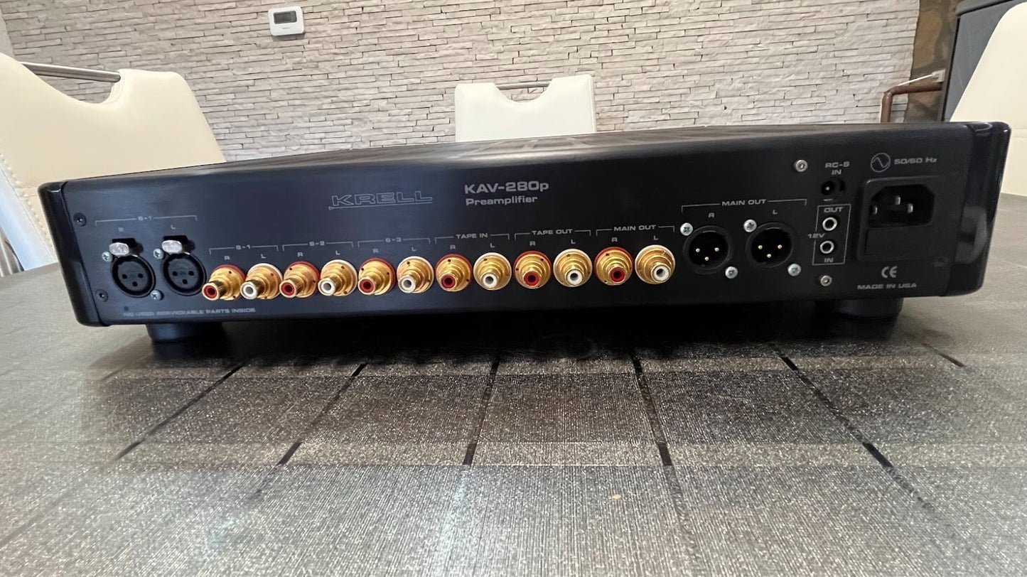 Krell Kav 280p Vorverstärker mit ORIGINAL gebraucht - Fernbedienung