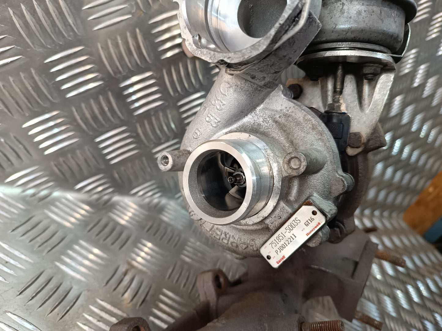 VW Transporter T5 1.9 TDI Turbo Turbolader 751851-5003S GT16 Garett ORIGINAL gebraucht - PJ0012211