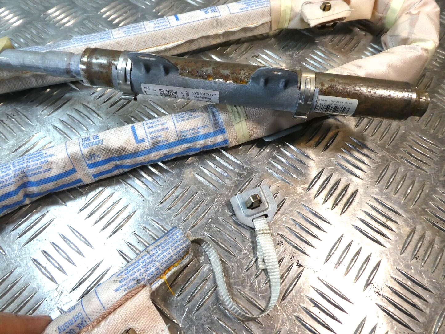 Porsche Cayenne 92A Dach Himmel Kopf mudul Links ORIGINAL gebraucht - 7P5880741C