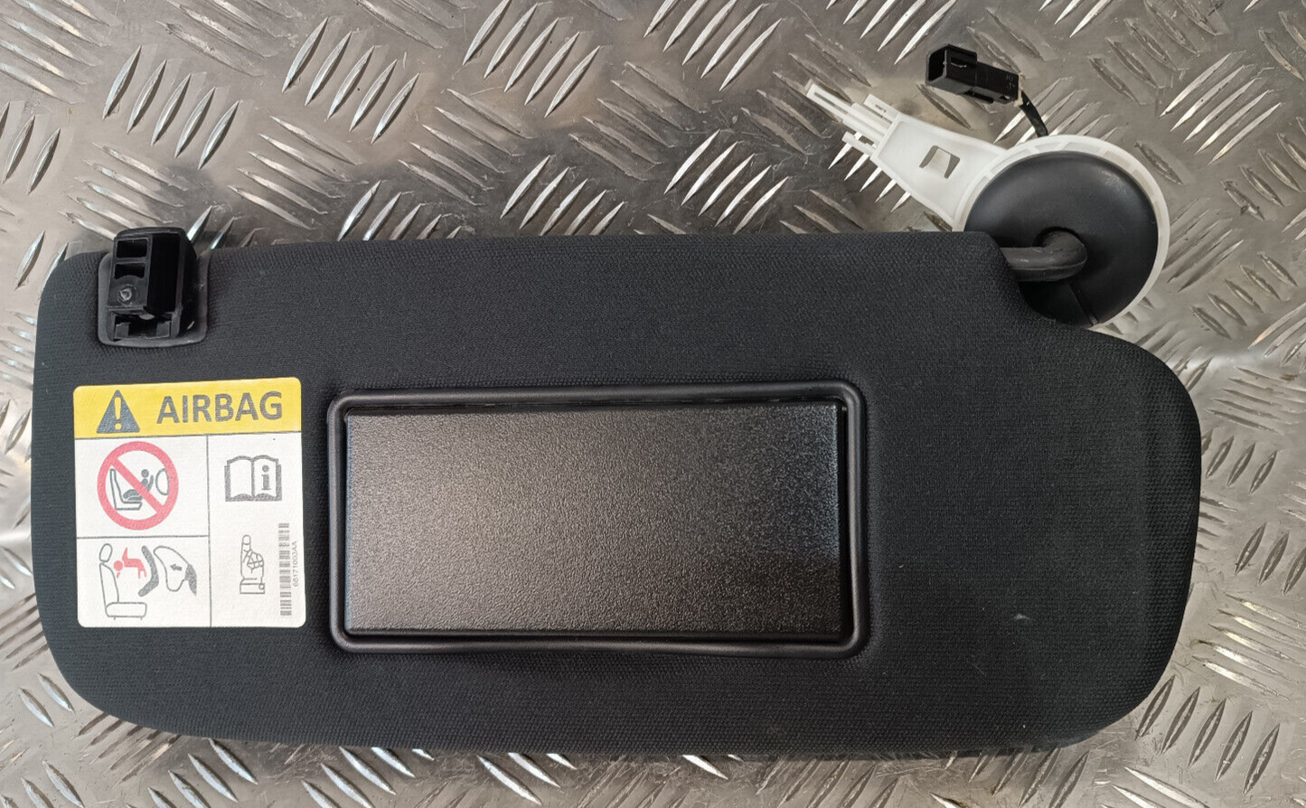 Jeep Grand WK2 Sonnenblende Schwarz blende . Spiegelbeleuchtung ORIGINAL gebraucht - Cherokee