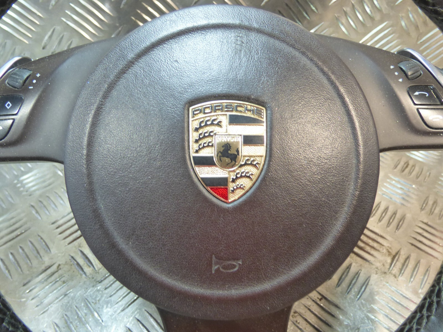 Porsche Cayenne 92A Lenkrad mit SRS 6H6 7P5880201A 6H6 ORIGINAL gebraucht - 7PP419091AE