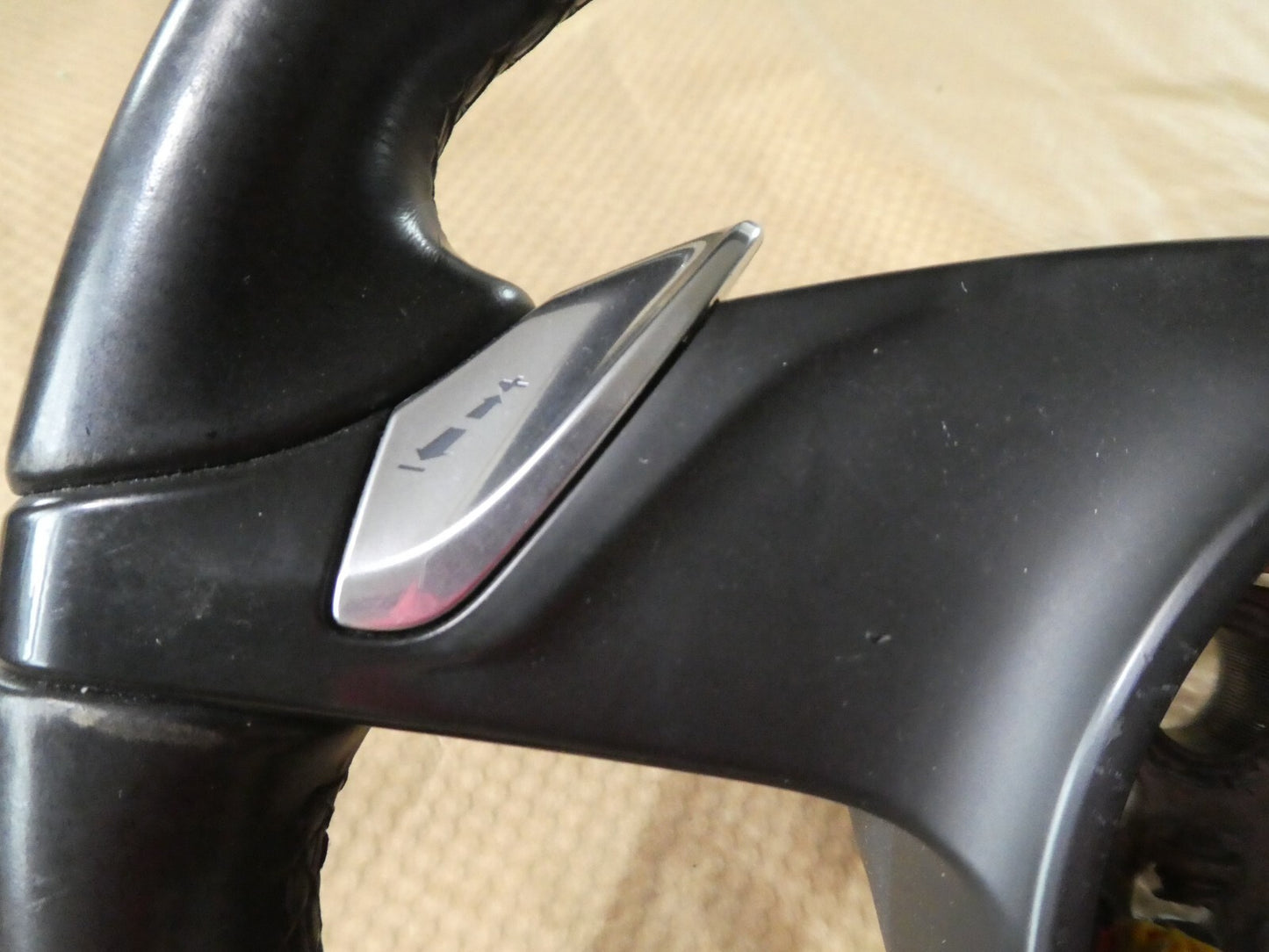 Porsche Panamer 970 Lenkrad Schwarz Leder 7PP419091AB A34 ORIGINAL gebraucht - Lederlenkrad