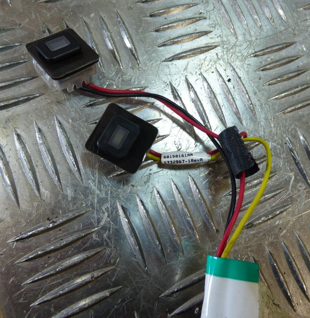 Jeep Cherokee KL 2015 Armaturenbrett abdeckung LED beleuchtung ORIGINAL gebraucht - 68093209AA