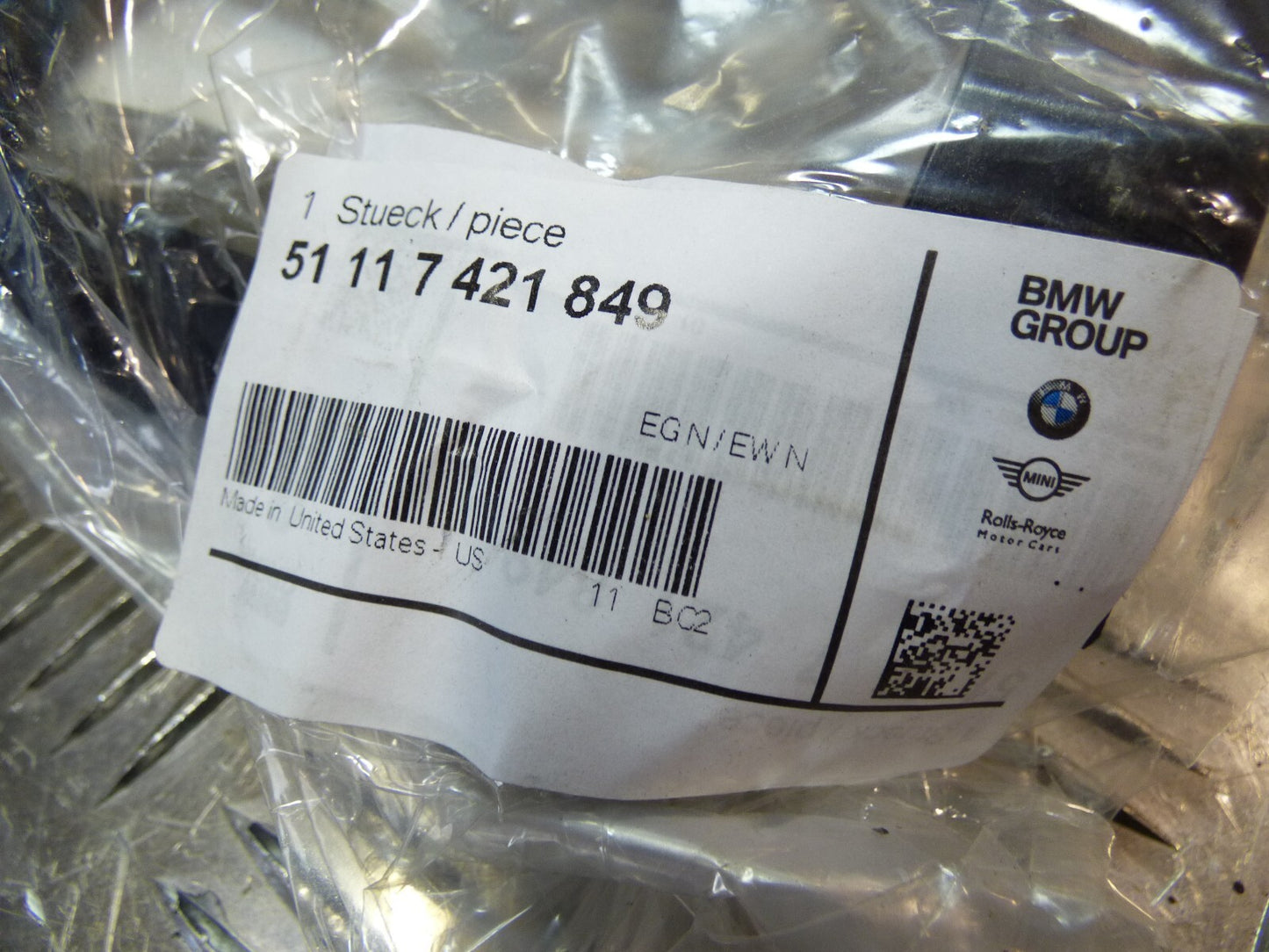 BMW X5 G05 2022 Führung Stossfänger oben Links NEU !! ORIGINAL gebraucht - 51117421849
