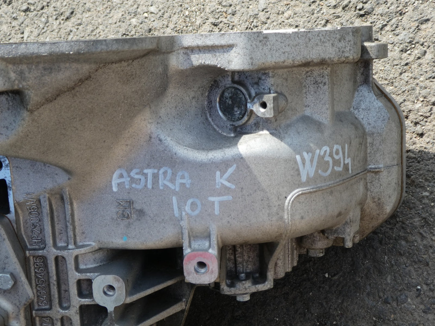 OPEL ASTRA K 1.0 TURBO 12V 5 Gang Schaltgetriebe A5W F17 W394 ORIGINAL gebraucht - Getriebe