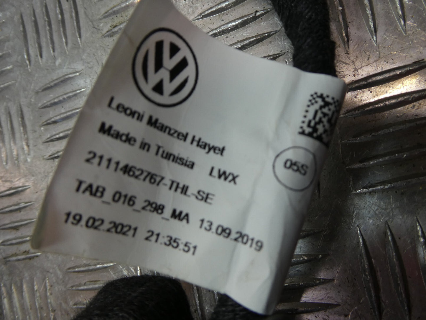 Volkswagen ID3 Tür hinten links Kabelbaum Türkabelbaum Leitungssatz ORIGINAL gebraucht - TAB016298MA