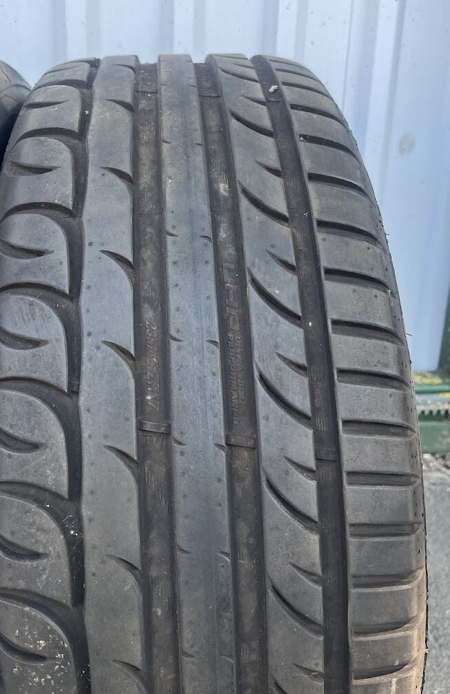 4 x ORIGINAL MERCEDES-BENZ SL R129 ALBALI ALUFELGEN mit Sommereifen gebraucht - 1294011202