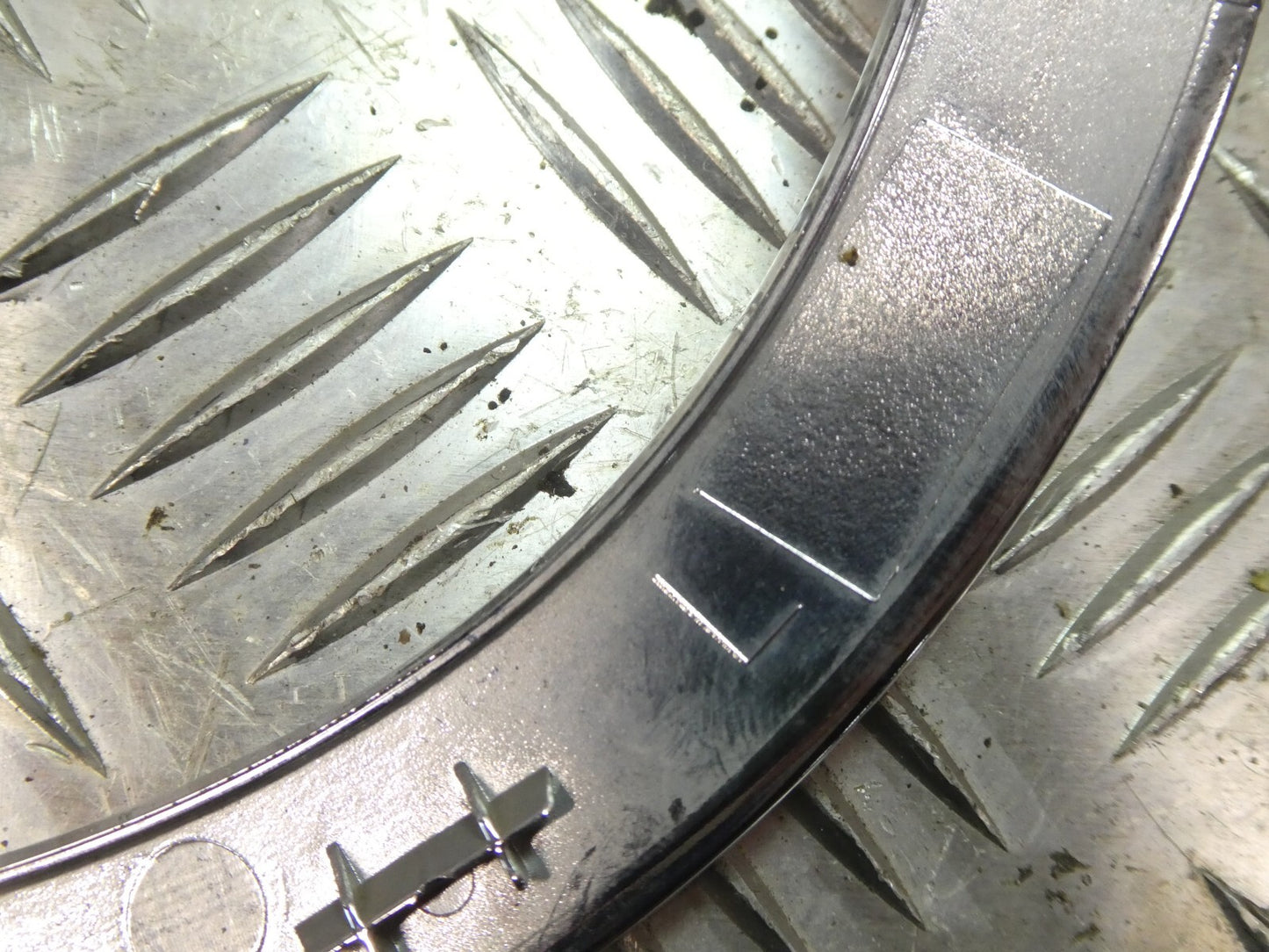 Mini Cooper F55 F56 F57 Zierring Scheinwerfer Chrom links CR ORIGINAL gebraucht - 7300631