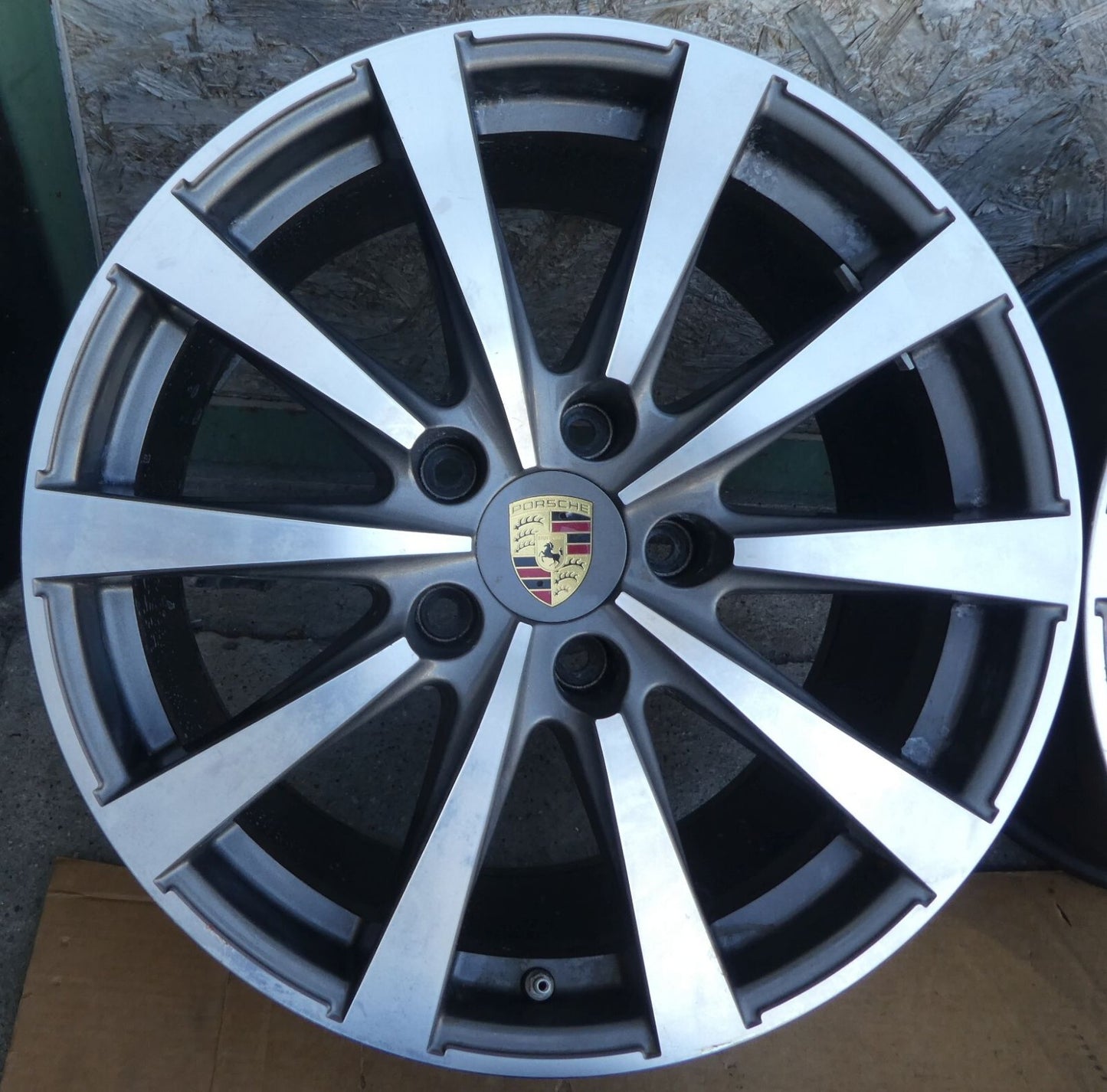 Orig Porsche 970 19 zoll Alufelgen satz SPEEDLINE mit RDK & Nabendeckel ORIGINAL gebraucht - Panamera