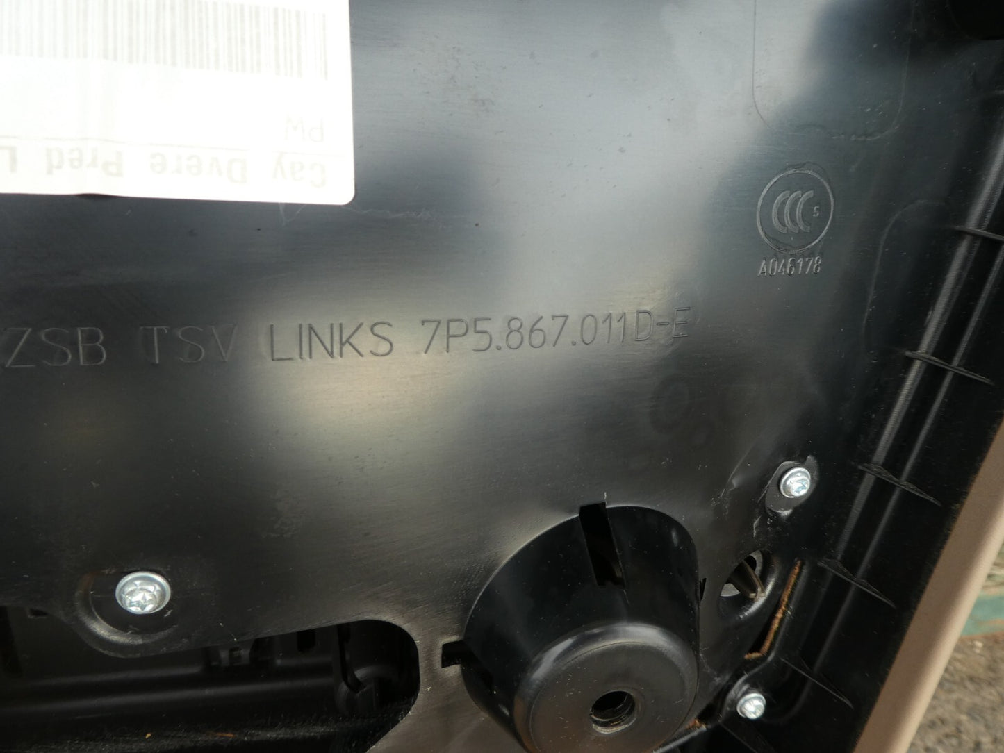 Porsche Cayenne 92A Türverkleidung Vorne Links Umbra Tartufo ORIGINAL gebraucht - 7P5867011D