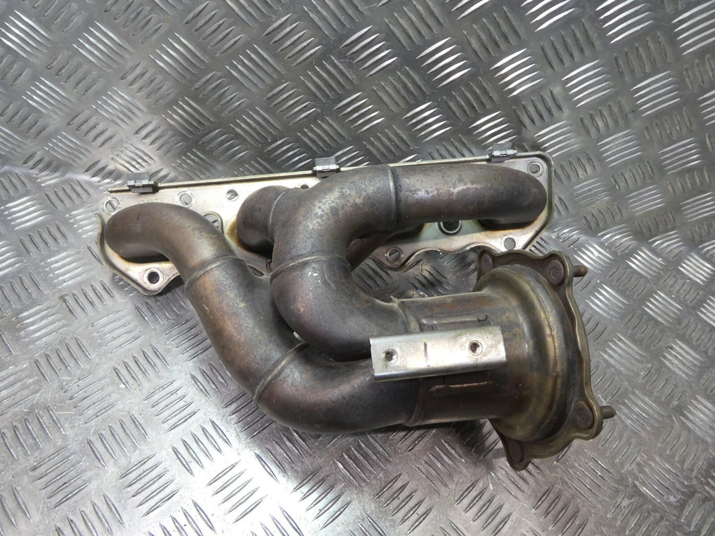 Porsche Cayenne S 92A 4.8 Abgaskrümmer links Auspuffkrümmer Krümmer ORIGINAL gebraucht - 9481111300