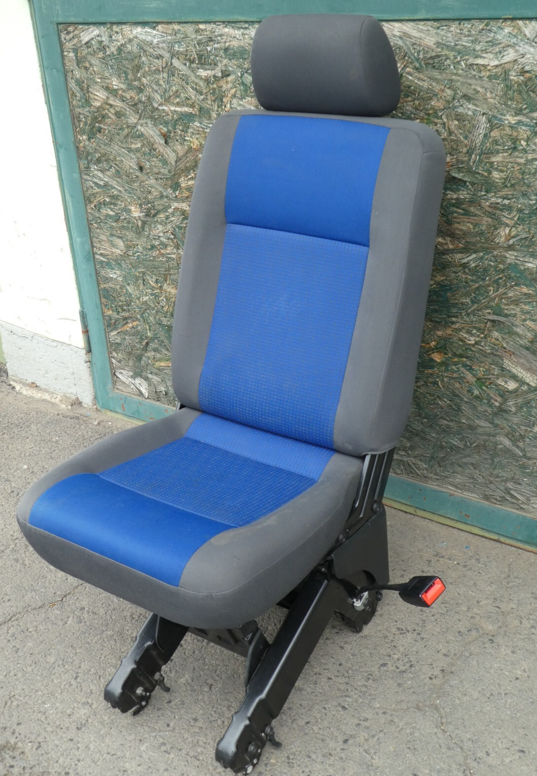 VW T5 Multivan Sitz Sitze 2. Sitzreihe Rechts Klappfunktion blau ORIGINAL gebraucht - Transporter