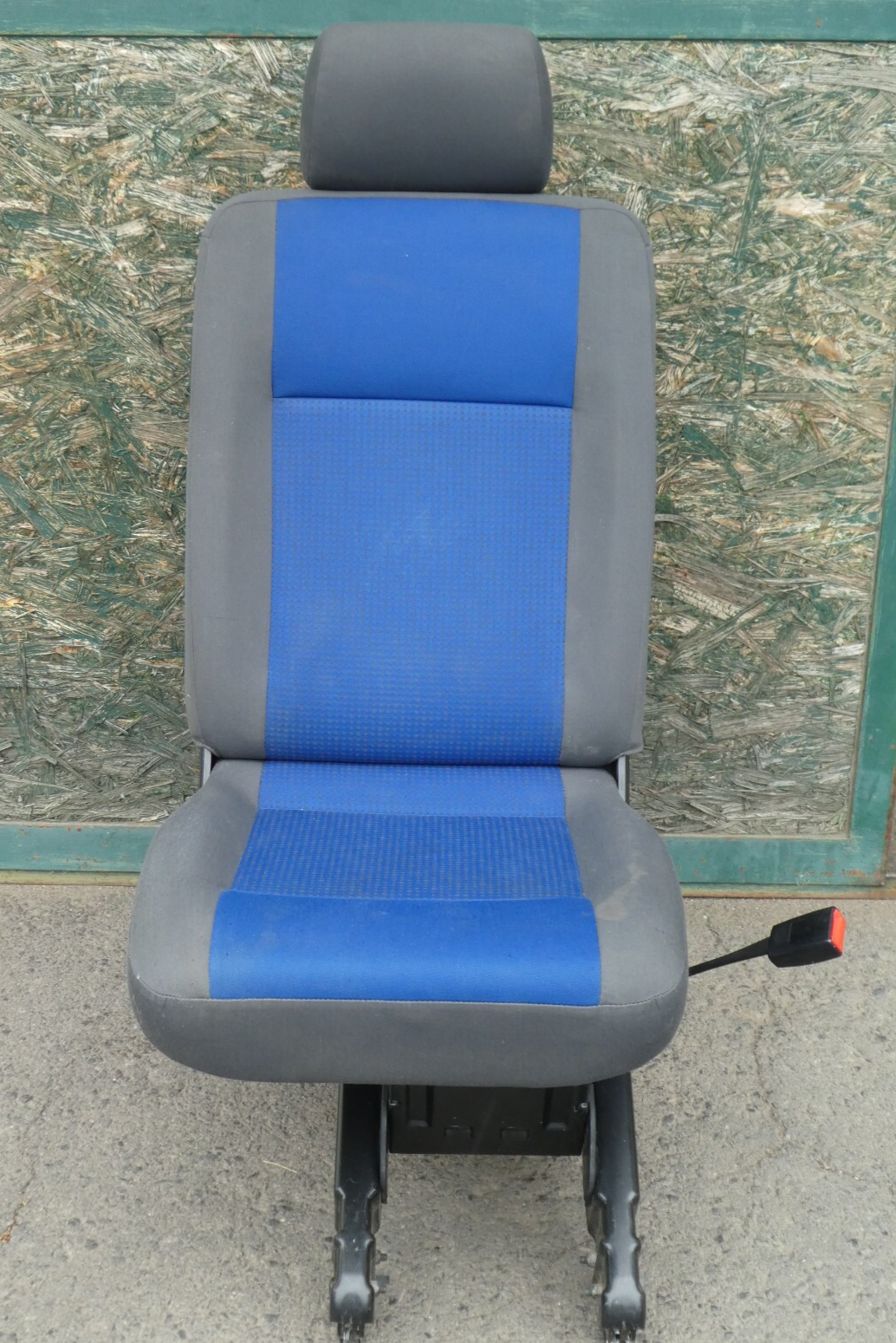 VW T5 Multivan Sitz Sitze 2. Sitzreihe Rechts Klappfunktion blau ORIGINAL gebraucht - Transporter