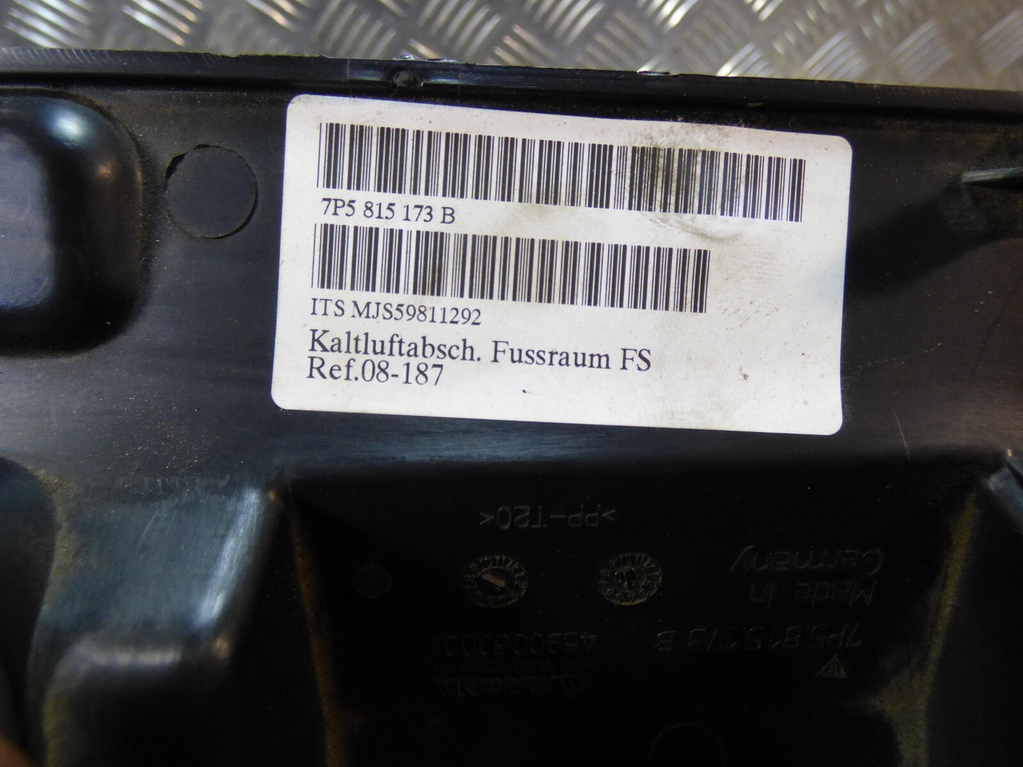 Porsche Cayenne 92A Armaturenbrett Fußraum Links 7P5815173B ORIGINAL gebraucht - Verkleidung