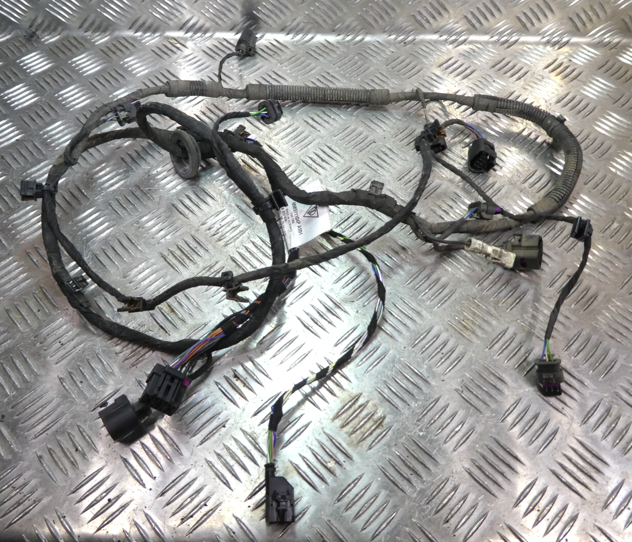 Porsche Macan 95B Kabelbaum PDC Stossfänger hinten 95B971104P ORIGINAL gebraucht - Leitungssatz
