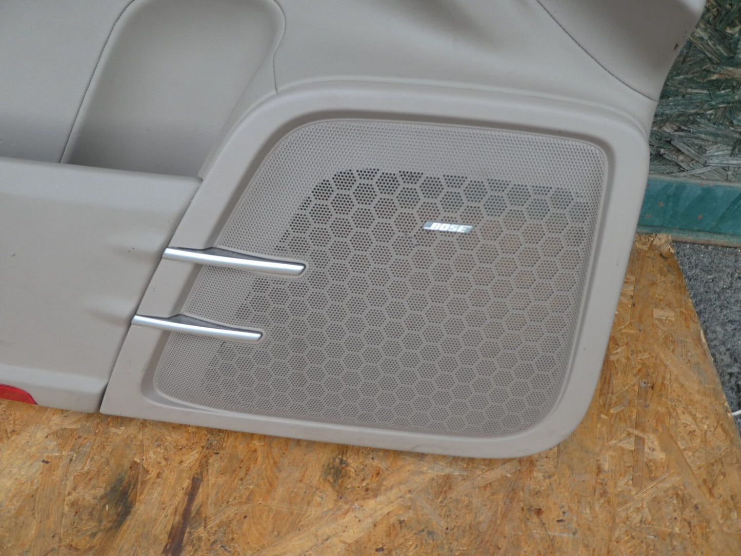 Porsche Cayenne 92A Türverkleidung Vorne Links Umbra Tartufo ORIGINAL gebraucht - 7P5867011D