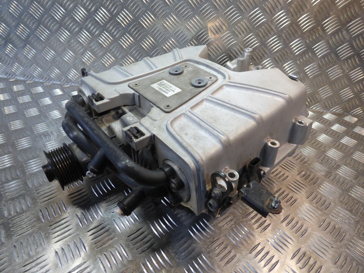 Porsche Cayenne 92A Hybrid Turbolader 06E145601G mit Ladeluftkühler ORIGINAL gebraucht - Kompressor