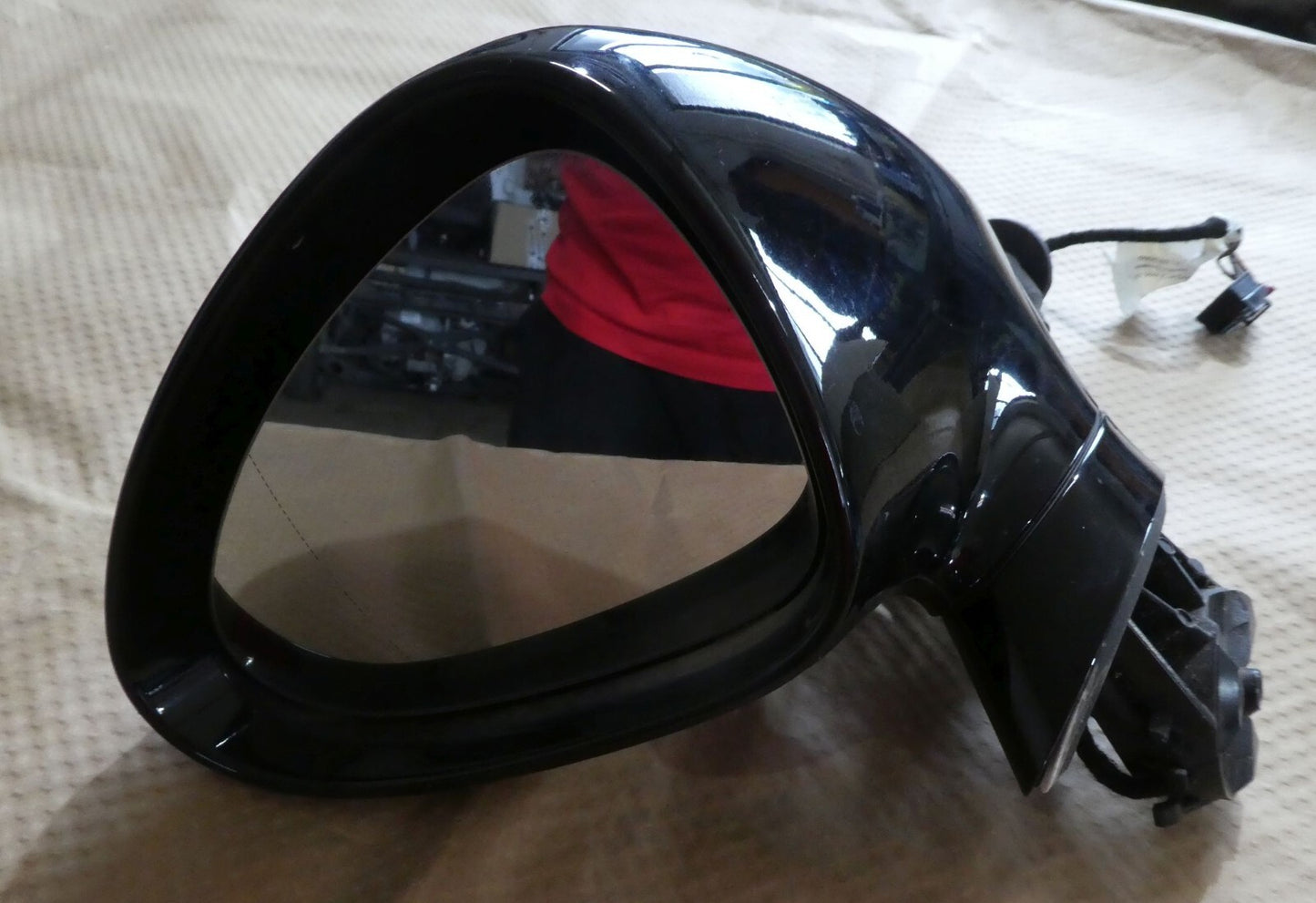 Porsche Panamer 970 Spiegel Aussenspiegel Links SCHWARZ 7 PIN ORIGINAL gebraucht - 97061266600