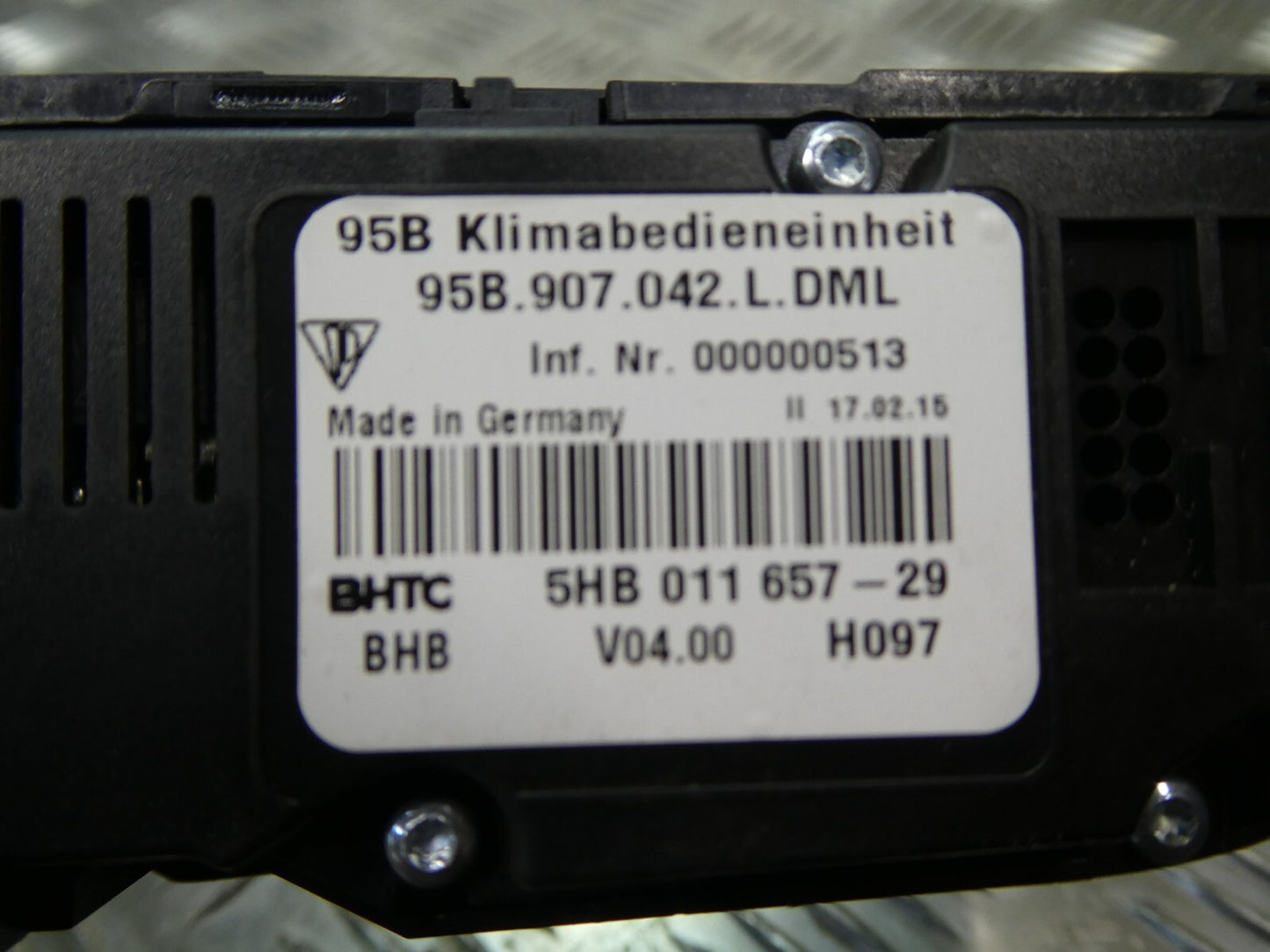 Porsche Macan 95B Klimabedienteil 95B907042L DML Rechts ORIGINAL gebraucht - Klimabedieneinheit