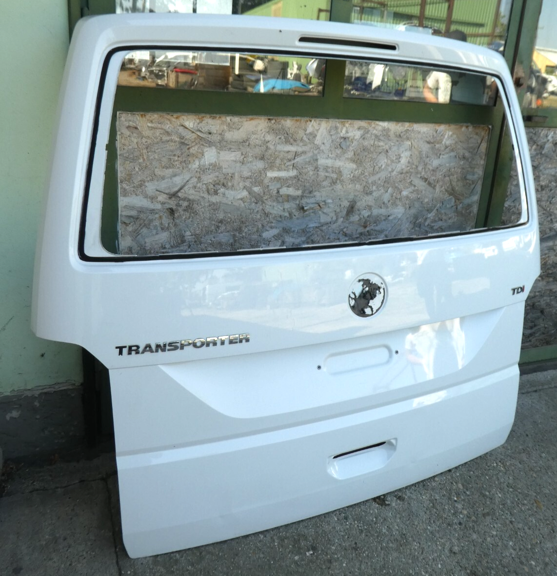 VW T6 2019 Heckklappe Koferramudeckel weiß ORIGINAL gebraucht - Transporter