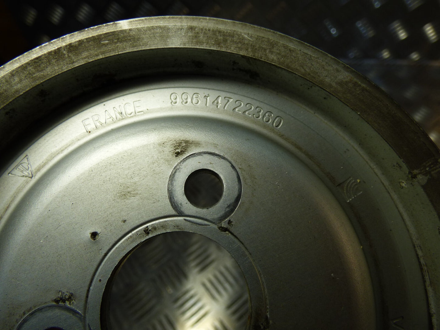 Porsche Boxster Cayman 987 986 Riemenscheibe Servopumpe ORIGINAL gebraucht - 99614722360