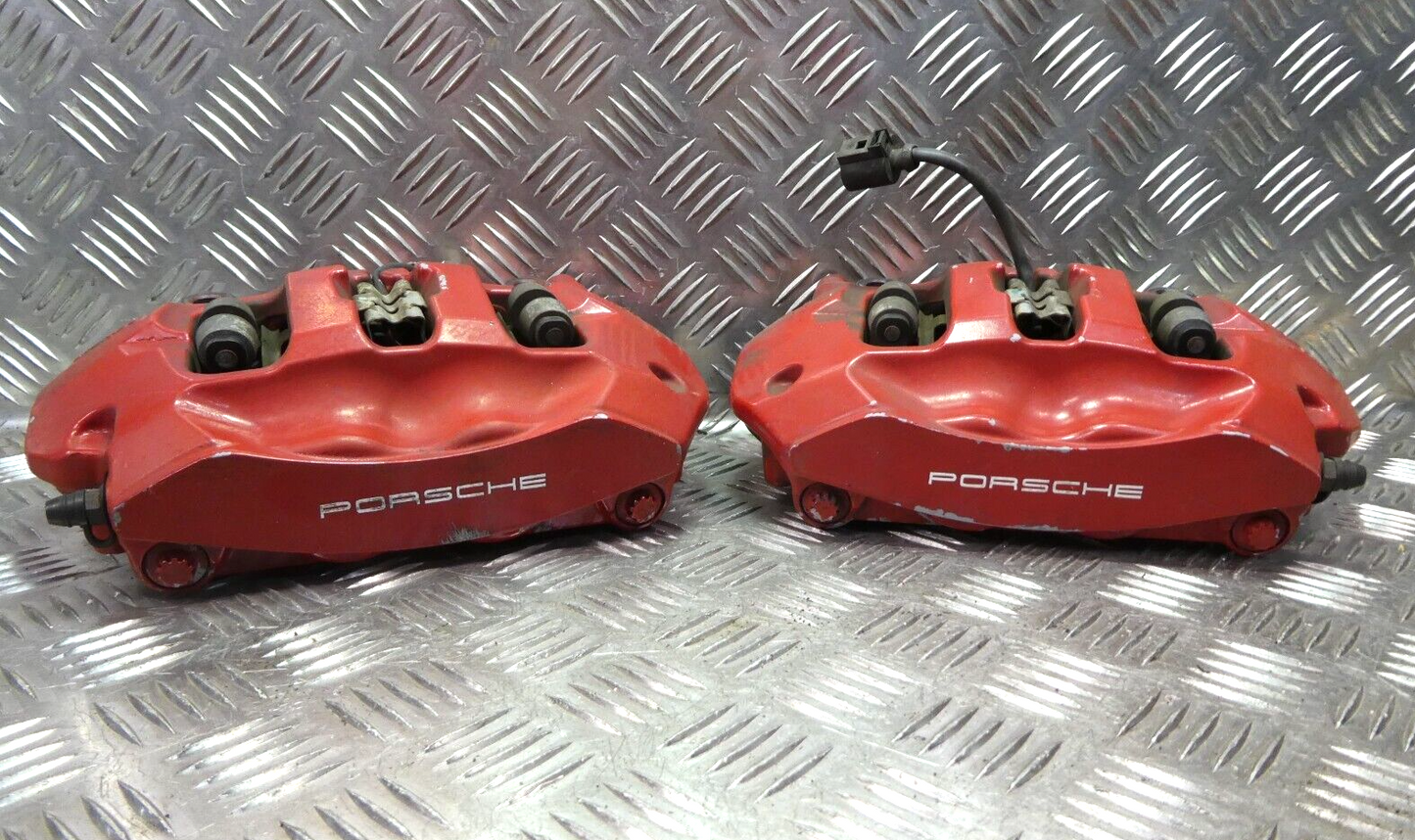 Porsche Cayenne 92A Hinten R + L BREMBO 7P0615424 + 7P0615424 ORIGINAL gebraucht - Bremssattel