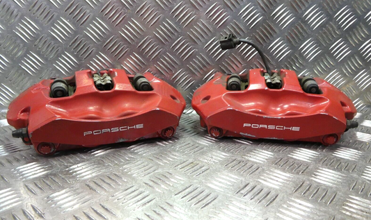 Porsche Cayenne 92A Hinten R + L BREMBO 7P0615424 + 7P0615424 ORIGINAL gebraucht - Bremssattel