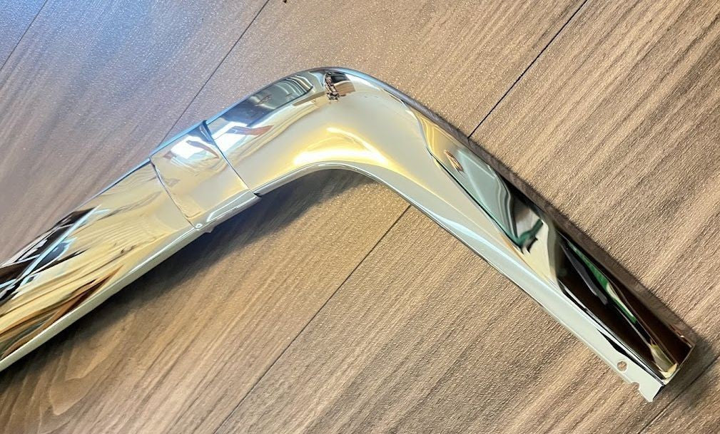 Mercedes-Benz C126 SEC 2. Serie Coupe Stoßstange Vorne Chrome Zierleiste Satz