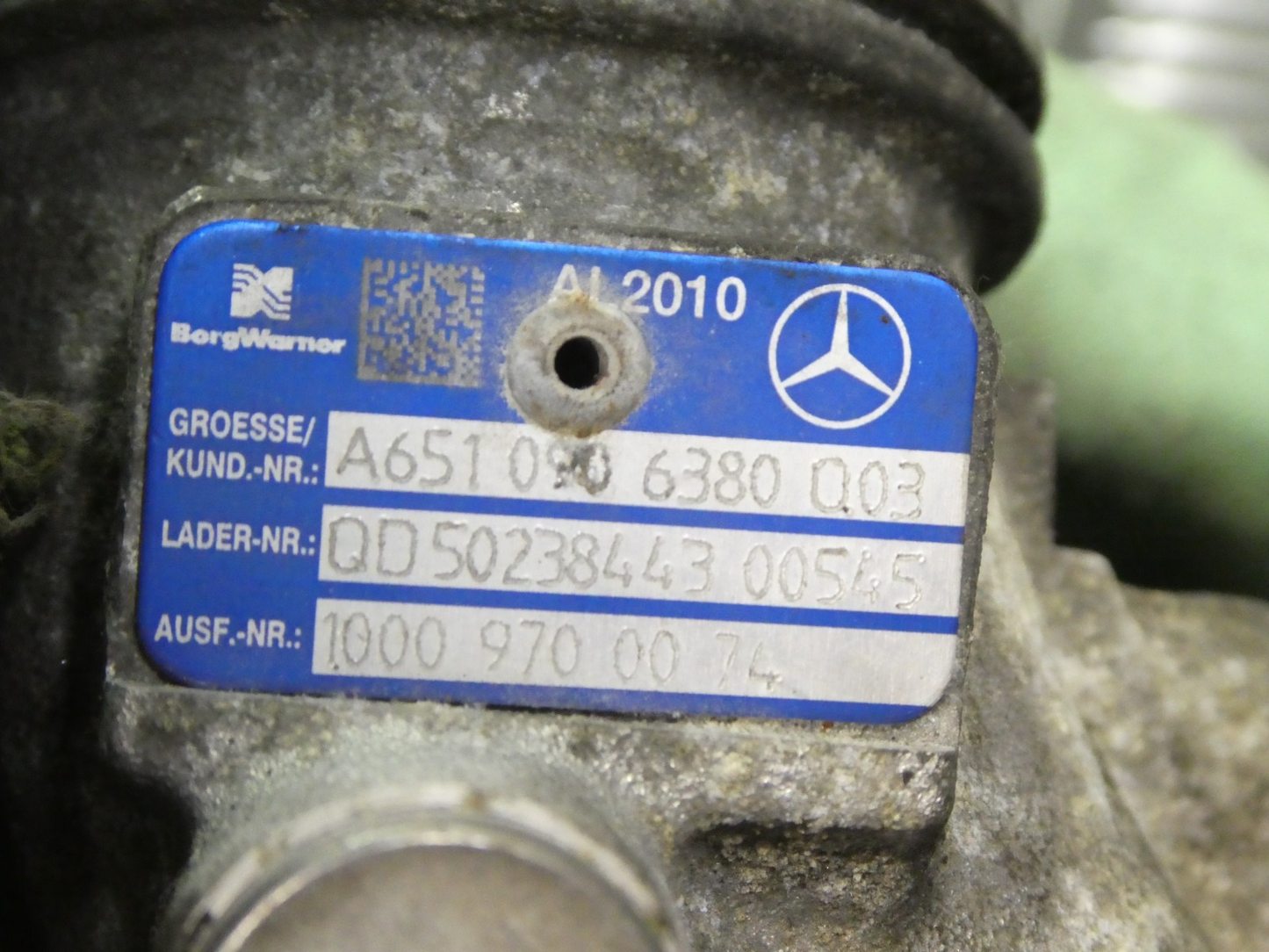 Mercedes Sprinter 313 2.2 CDI W906 Turbolader Turbo ORIGINAL gebraucht - A6510900980