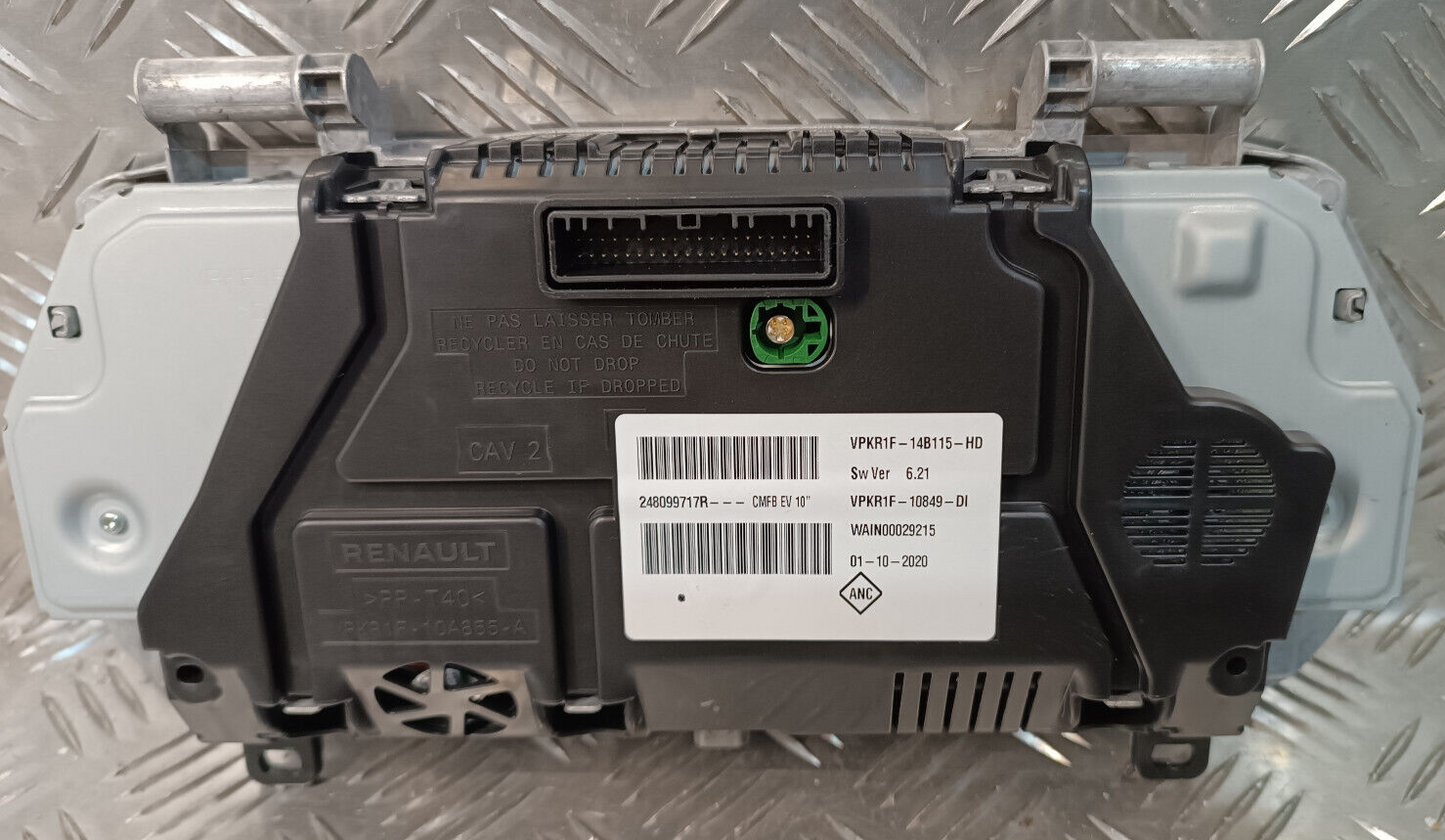 Renault Zoe 2022 Display Tacho Kombiinstrument Digitaltachon ORIGINAL gebraucht - 248099717R